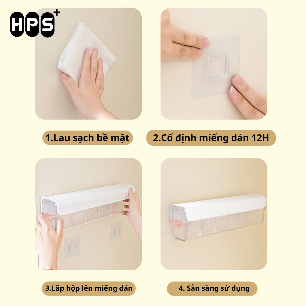 Hộp đựng đồ lót, đựng tất vớ đa năng thiết kế treo tường tiện lợi