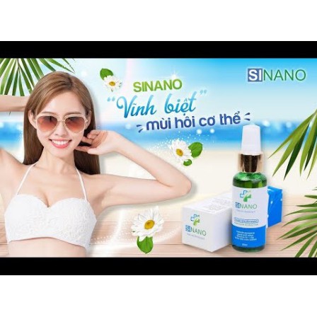 Xịt Khử Mùi SINANO - Khử Các Mùi Hôi Cơ Thể - Như Hôi Nách - Hôi Chân - Hôi Giày - Vùng Kín Hiệu Quả