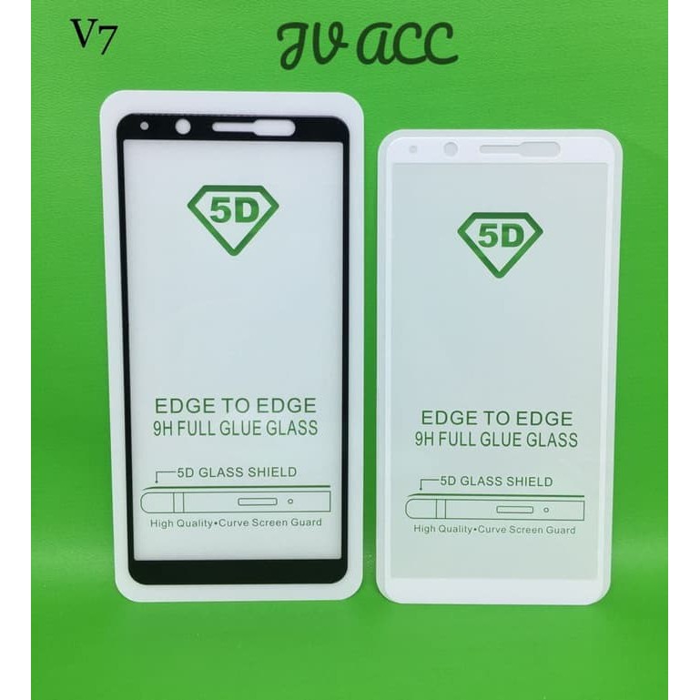 Kính Cường Lực 5d Mới 2018 Cho Vivo V7 / V7 Plus / V9 / Y71 / Y83 / Y81 / V11 / V11 Pro / V5