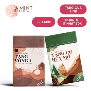 Combo Premium Ngũ cốc Tăng vòng 1 Cacao + Tăng cơ hủy mỡ Amint | SIGNATURE CACAO (Tặng kèm quà + Cẩm nang + Video)