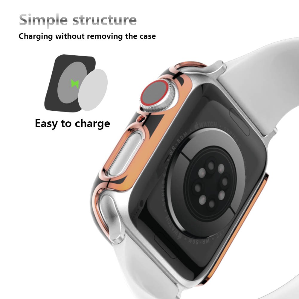 Vỏ Apple Watch Case Hard PC Cover (Không có Màn hình) cho iWatch Series SE 6/5/4/3/2/1