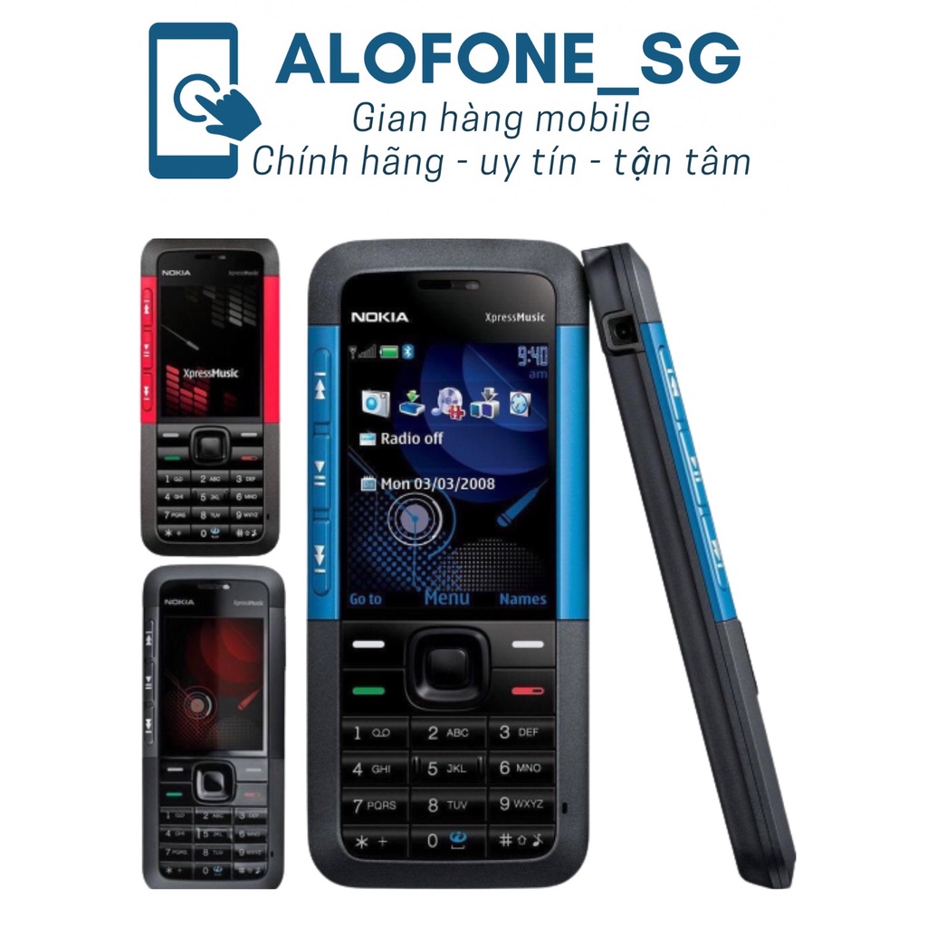 Điện Thoại Nokia 5310 Màu Đỏ Đen Xanh