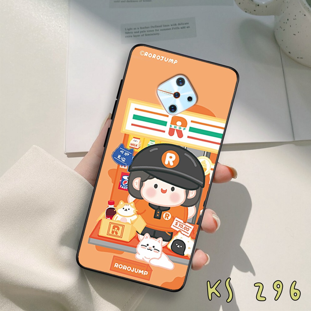 Ốp lưng Vivo S1 - Vivo S1 Pro - Ốp in hình Ngân hà &amp; RoroJump siêu đẹp