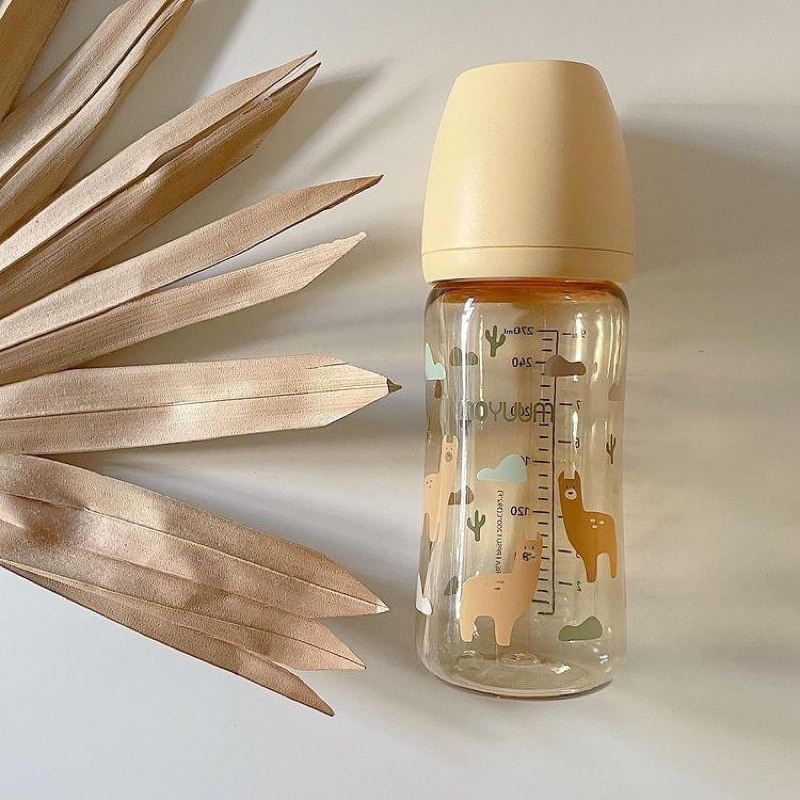 Bình sữa Moyuum Lạc Đà, Moyuum Vàng, Moyuum Llama edition 170ml- 270ml