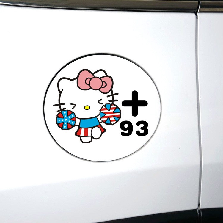 Sticker Hello Kitty Dán Trang Trí Xe Hơi