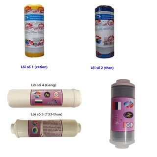 Bộ lõi lọc nước số 1,2,4,5,6 dùng cho máy Nano Geyser