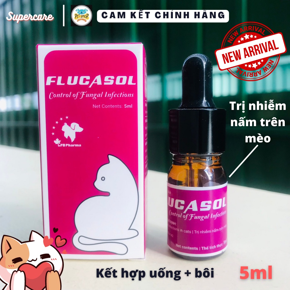 Sản Phẩm Nấm FLUCASOL Mèo