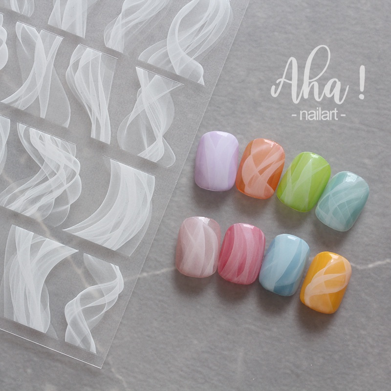 Sticker 3D Hình Học & Khói & Hoa Hồng Trắng Đen | Aha!