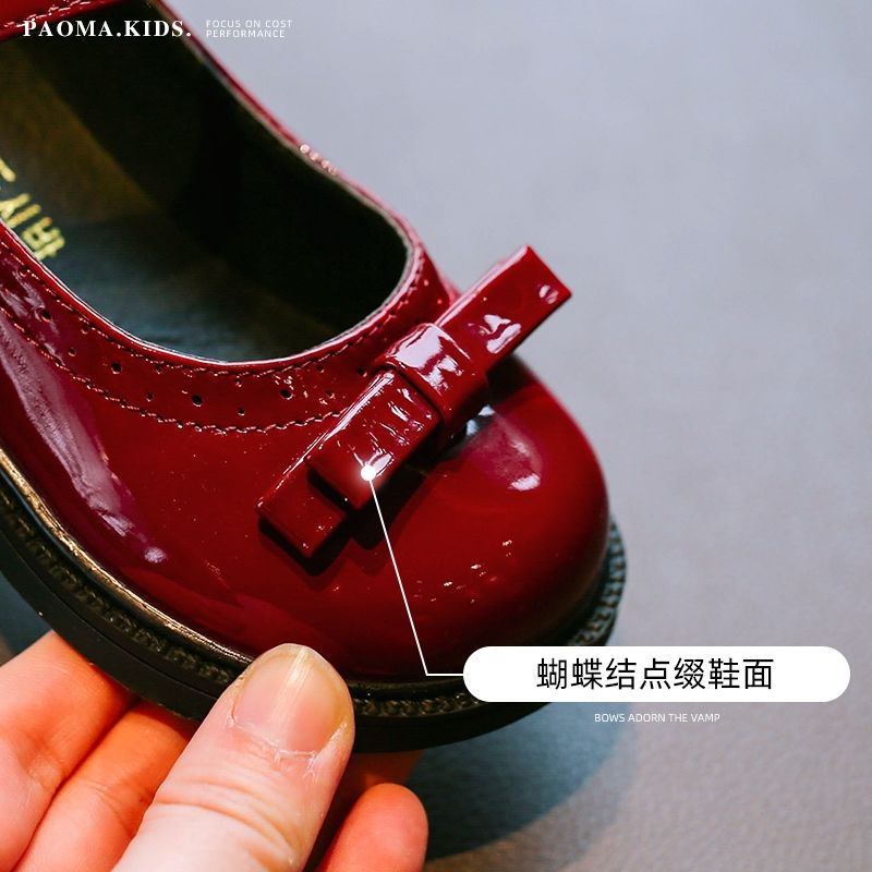 Giày Sandal Da Đế Mềm Thời Trang Xuân Thu 2022 Cho Bé Gái