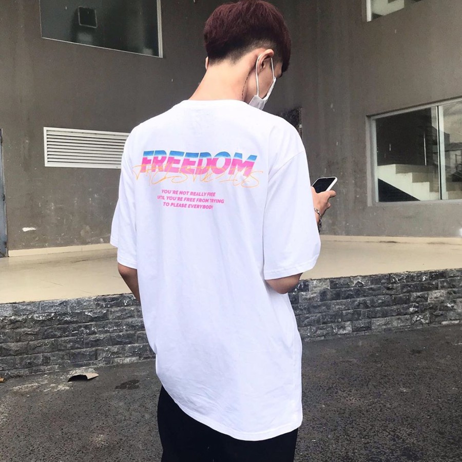 THELSTUDIOS - Tee FREEDOM White (Áo thun Freedom trắng) | BigBuy360 - bigbuy360.vn