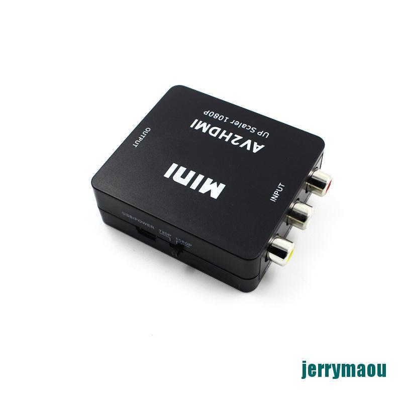 Đầu Chuyển Đổi Mini RCA AV Sang HDMI AV 2 HDMI 1080P Chuyên Dụng