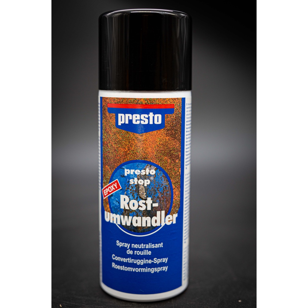 Chai Xịt Chuyển Hóa Rỉ Sét - Presto Stop Rust Converter Spray 289989 [400ML]