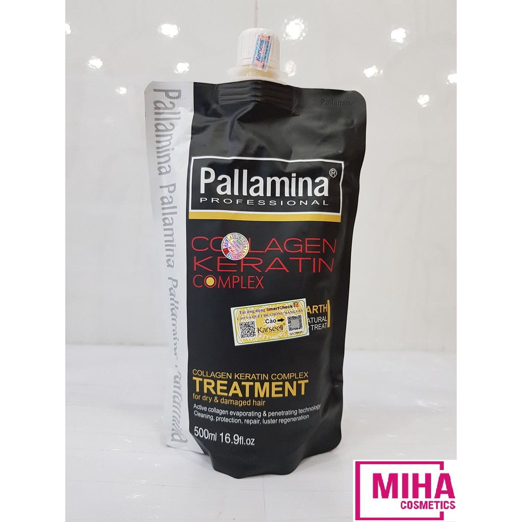 Hấp Dầu Ủ Tóc PALLAMINA COLLAGEN KERATIN 500ml