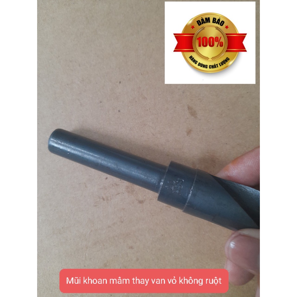 Mũi khoan mâm vành đúc lên van vòi vỏ không ruột Huy - CSG