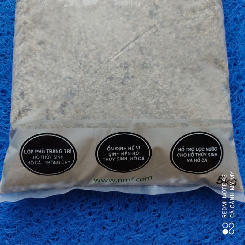 Cát muối tiêu trải nền bể cá cảnh 500g