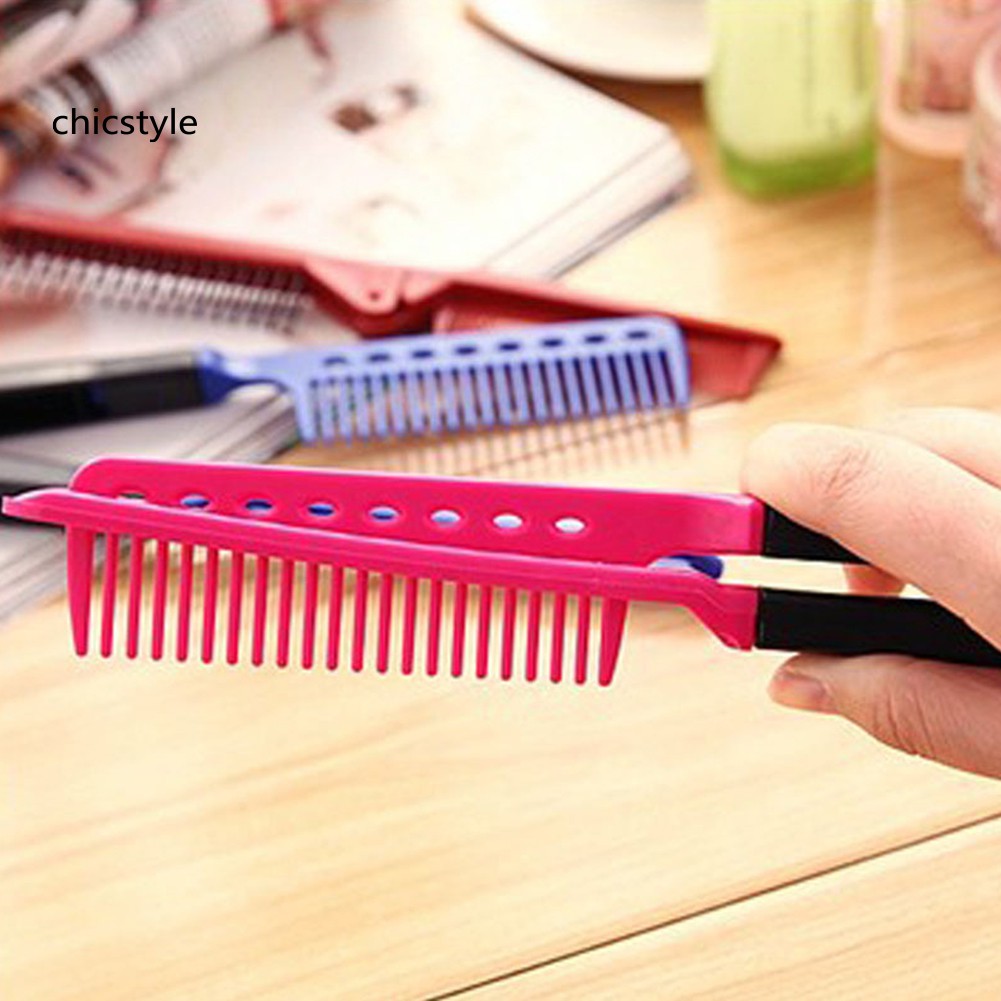 Lược chải tạo kiểu tóc hình chữ V chuyên dụng cho salon