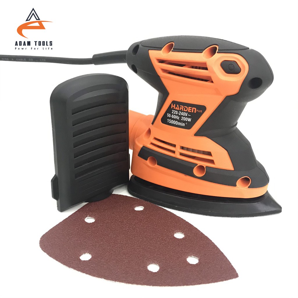 Máy chà nhám rung tam giác HARDEN plus 752722 - Bảo hành chính hãng 12 tháng