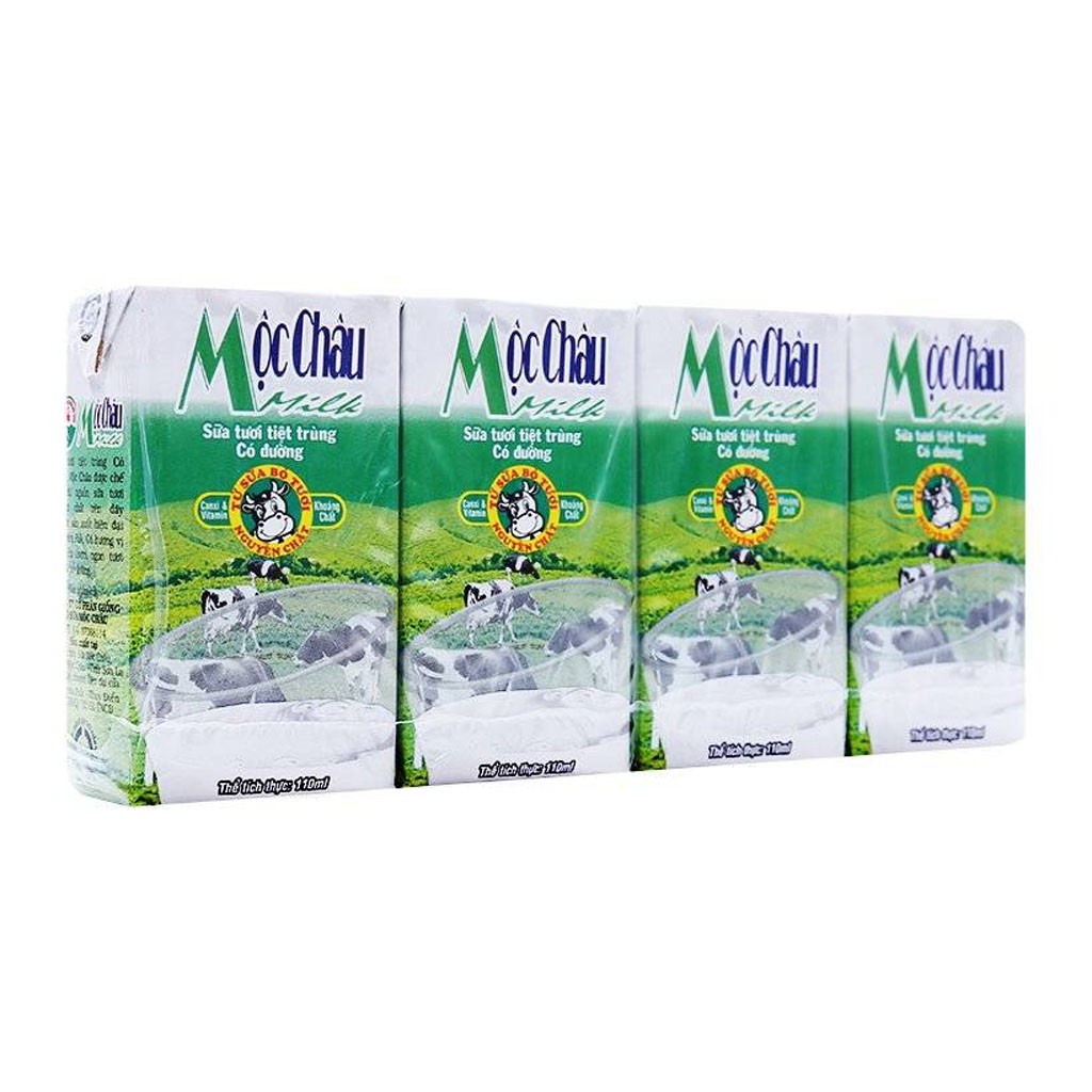 Sữa Tươi Mộc Châu Thùng 48 hộp x 110ml ( Đại lý Ngọc Toản)