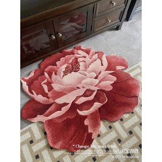 ( Hàng loại 1 - đế dệt bền đẹp) Thảm hoa decor, thảm hoa dệt sang