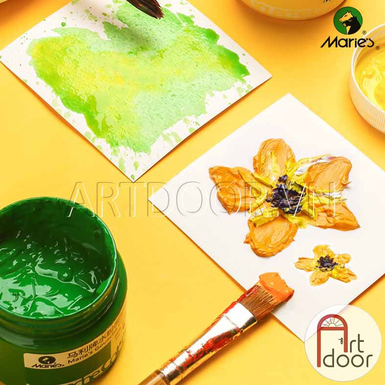 [ARTDOOR] Màu vẽ Gouache MARIE'S hũ lẻ Nhóm 2 (100ml)