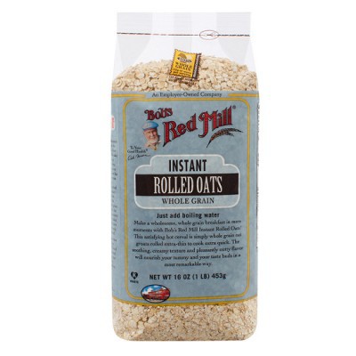 Yến Mạch Ăn Liền Organic Tự Nhiên Bob's Red Mill Rolled Oats Whole Grain Mỹ (100% From USA)