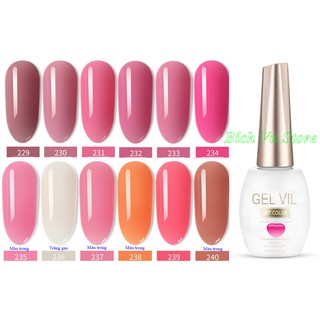 Sét 6 chai sơn Gel Vil (đăng số 217->308)