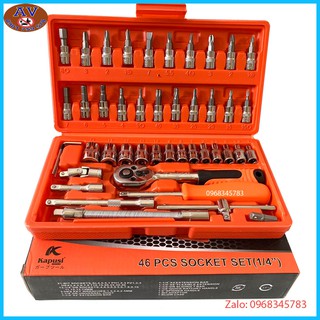 Bộ khấu 46 chi tiết 1/4 nhật bản kapusi