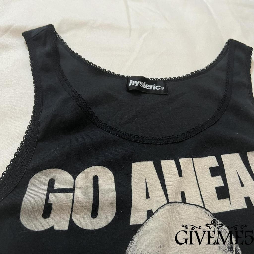 Áo Thun Ba Lỗ Cổ Chữ U In Hình Đầu Lâu Màu Đen Size S/M/L/ XL Cho Nữ