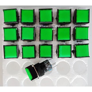NÚT NHẤN GIỮ 5 CHÂN CÓ ĐÈN - AL6-M PHI 16MM
