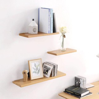 Kệ gỗ treo tường 3 thanh ngang 30,40,50cm sâu 15cm ( chọn màu )