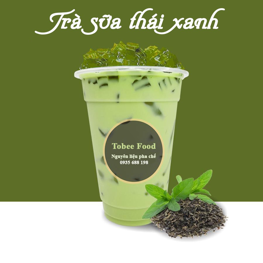 Trà thái xanh - trà pha trà sữa thái xanh thơm ngon - loại 1 - ảnh sản phẩm 5