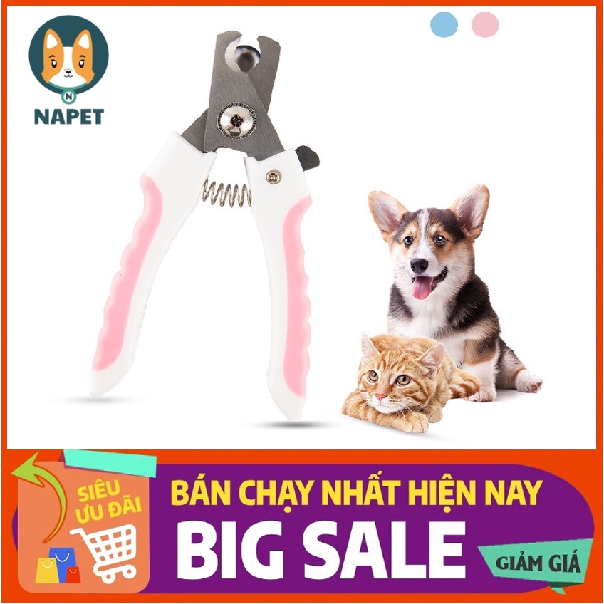 Kềm cắt móng chăm sóc sức khỏe thích hợp cho các bé cún gồm 1 kềm bấm móng và 1 dũa móng kiểu số 4