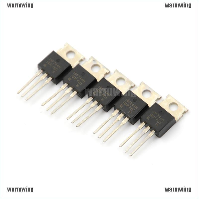 Set 5 con transistor cấp nguồn MOSFET 55V 49A TO-220 IRFZ44N IRFZ44