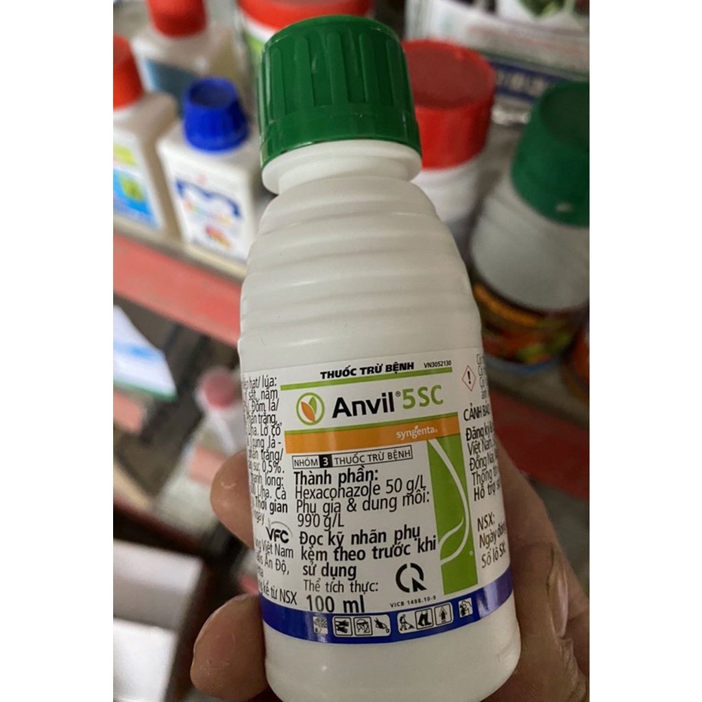 Thuốc trừ nấm bệnh hoa hồng Anvil 5SC chính hãng Syngenta (100ml)