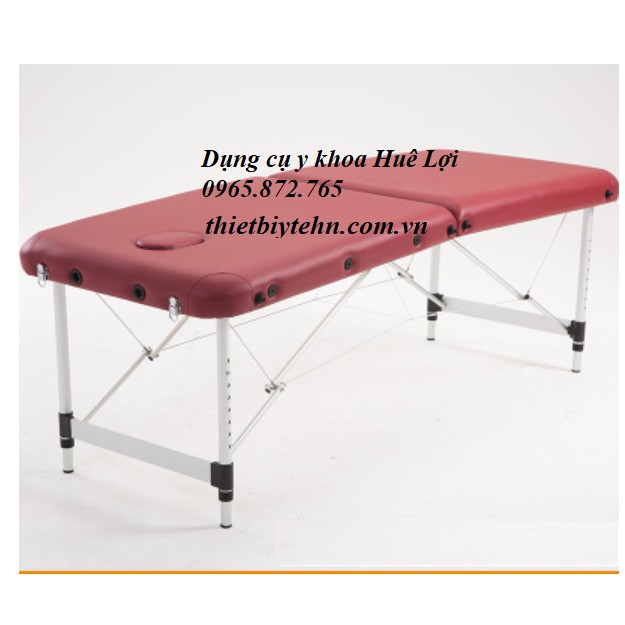 Giường spa massage vali chân hợp kim nhôm HL4