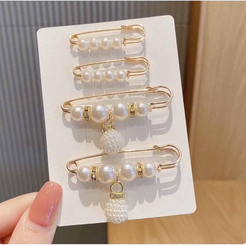 Bộ 4 Cài áo  Phong Cách Sang Trọng
