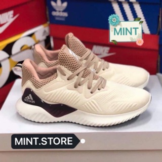 (SALE SÔC - VIDEO CẬN CẢNH) Giày thể thao Alpha Bounce Beyon Nâu Vàng