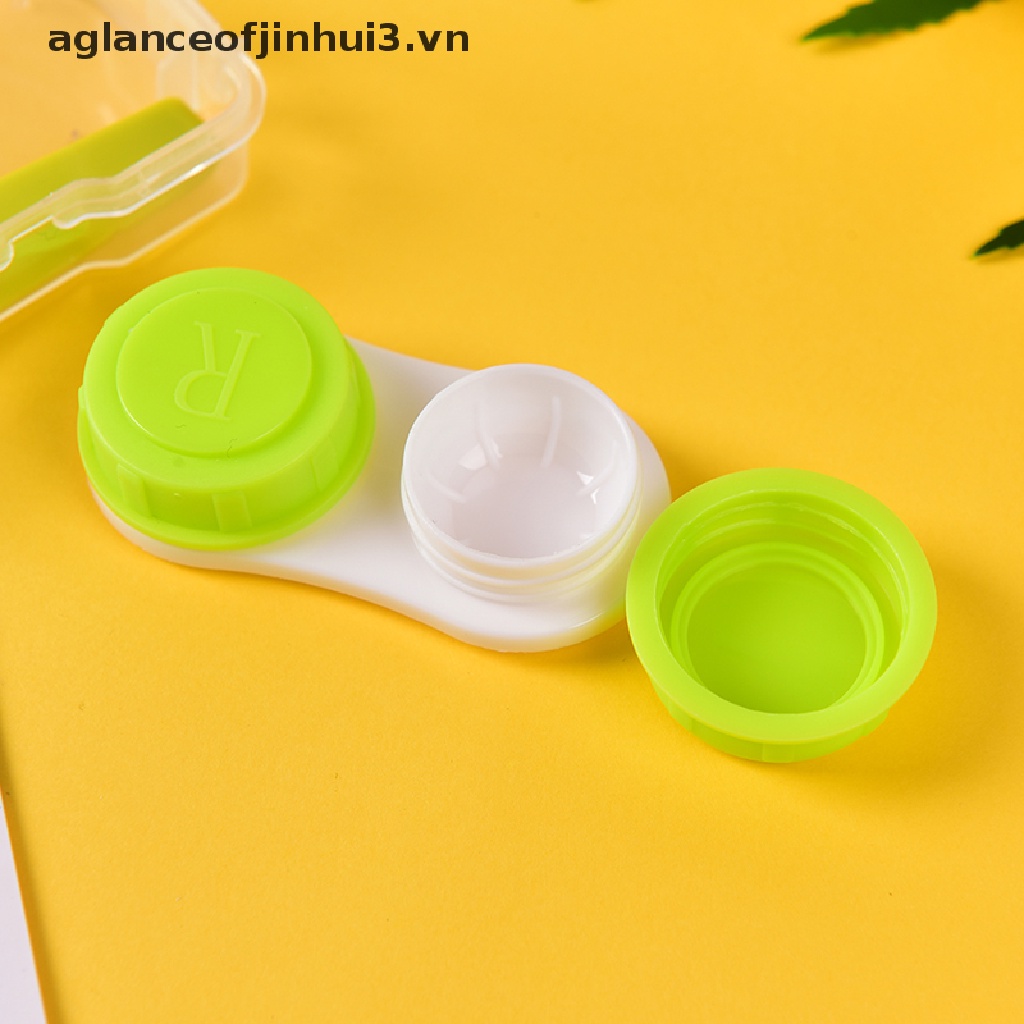 Hộp Đựng Kính Áp Tròng Mini Trong Suốt