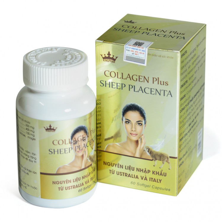 Viên uống Collagen Plus Sheep Placenta – Hỗ trợ làm đẹp da, chống lão hóa