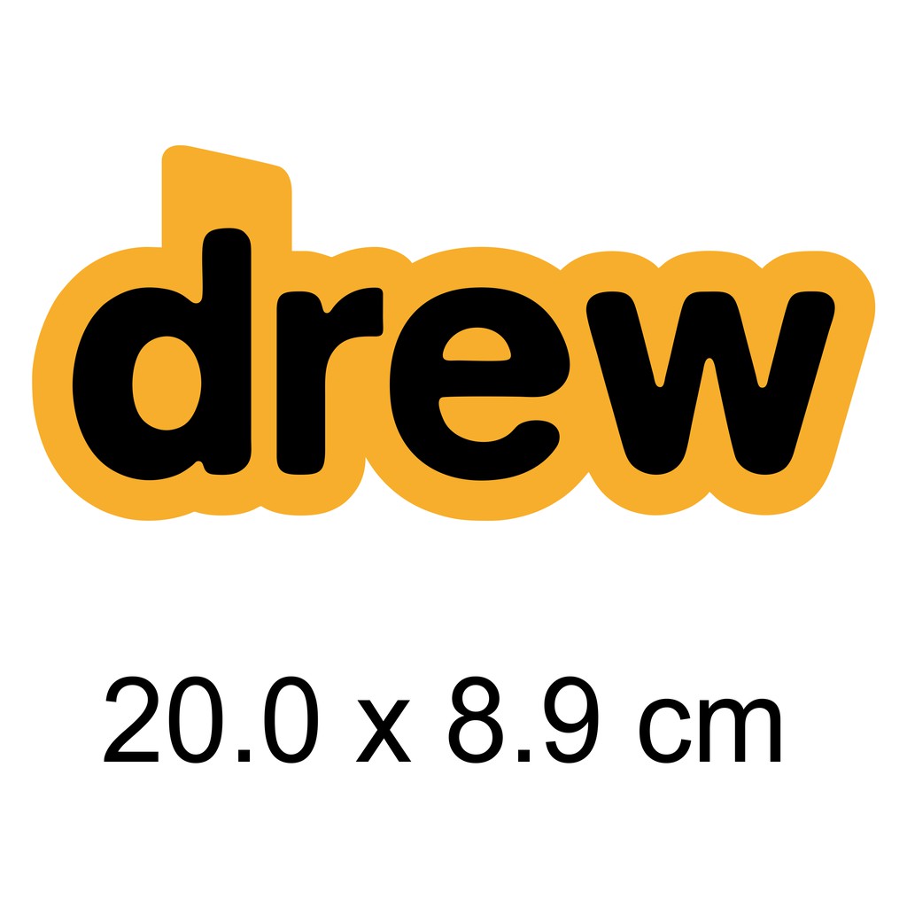 Hình ủi nhiệt - hình chữ dreww ủi giữa ngực áo