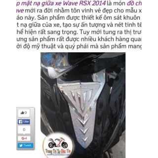 Ốp mặt nạ xi rsx