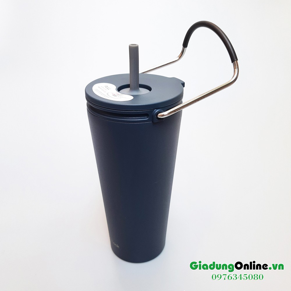 Bình Giữ Nhiệt Có Ống Hút Lock&amp;Lock Bucket Tumbler LHC4268 540ml