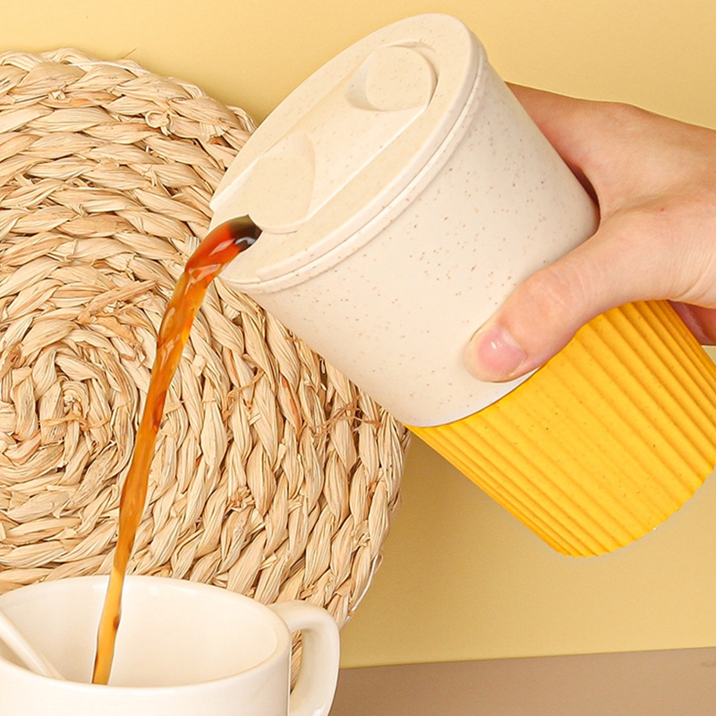 Cốc Uống Nước 380ml Bằng Chất Liệu Lúa Mạch Chất Lượng Cao