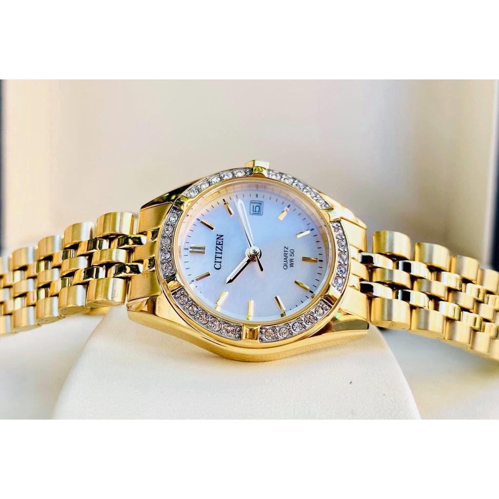 Đồng hồ nữ Citizen EU6062-50D - Màu vàng gold sang trọng bắt mắt