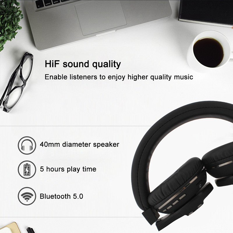 Best Quality 96BT Wireless Earphone with Volume Control Headwear Bluetooth Over-Ear Headphones