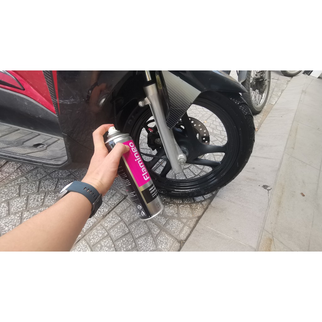 Dung Dịch Làm Bóng Đen Lốp Xe ,Tẩy Sạch Vết Bẩn Lốp Flamingo Tire Shine 500ml