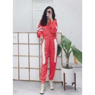 Set phi lụa thể thao có nón chạy viền kiểu dáng năng động(kèm video , hình thật sp)