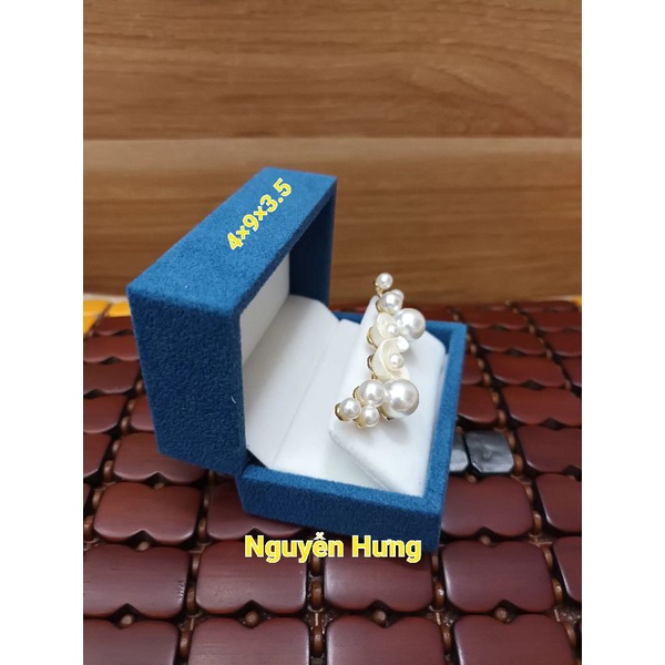 Hộp trang sức bông tai và cài áo