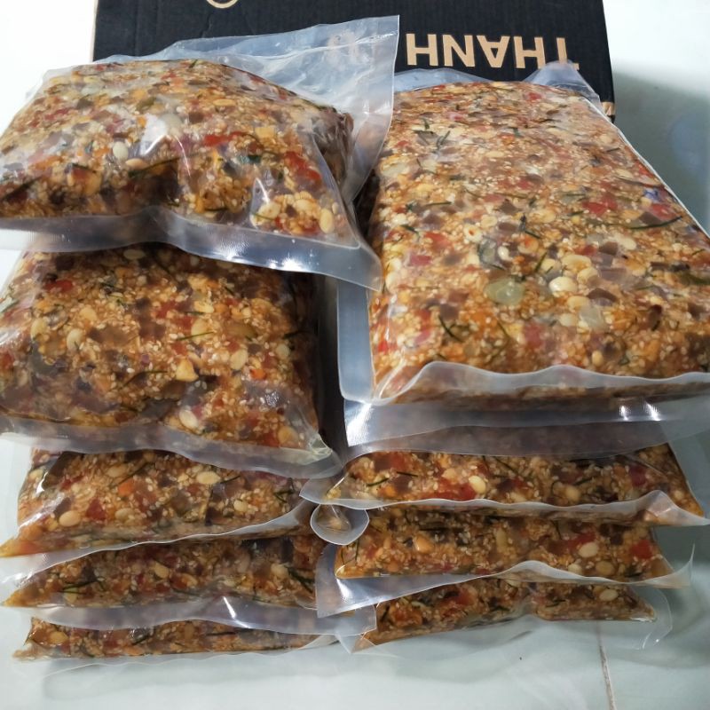 Nhân bánh trung thu thập cẩm truyền thống ~ 1kg trộn sẵn hút chân không