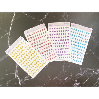 [Alphabet #3] Sticker decal bảng chữ cái #03 _ #hana.land